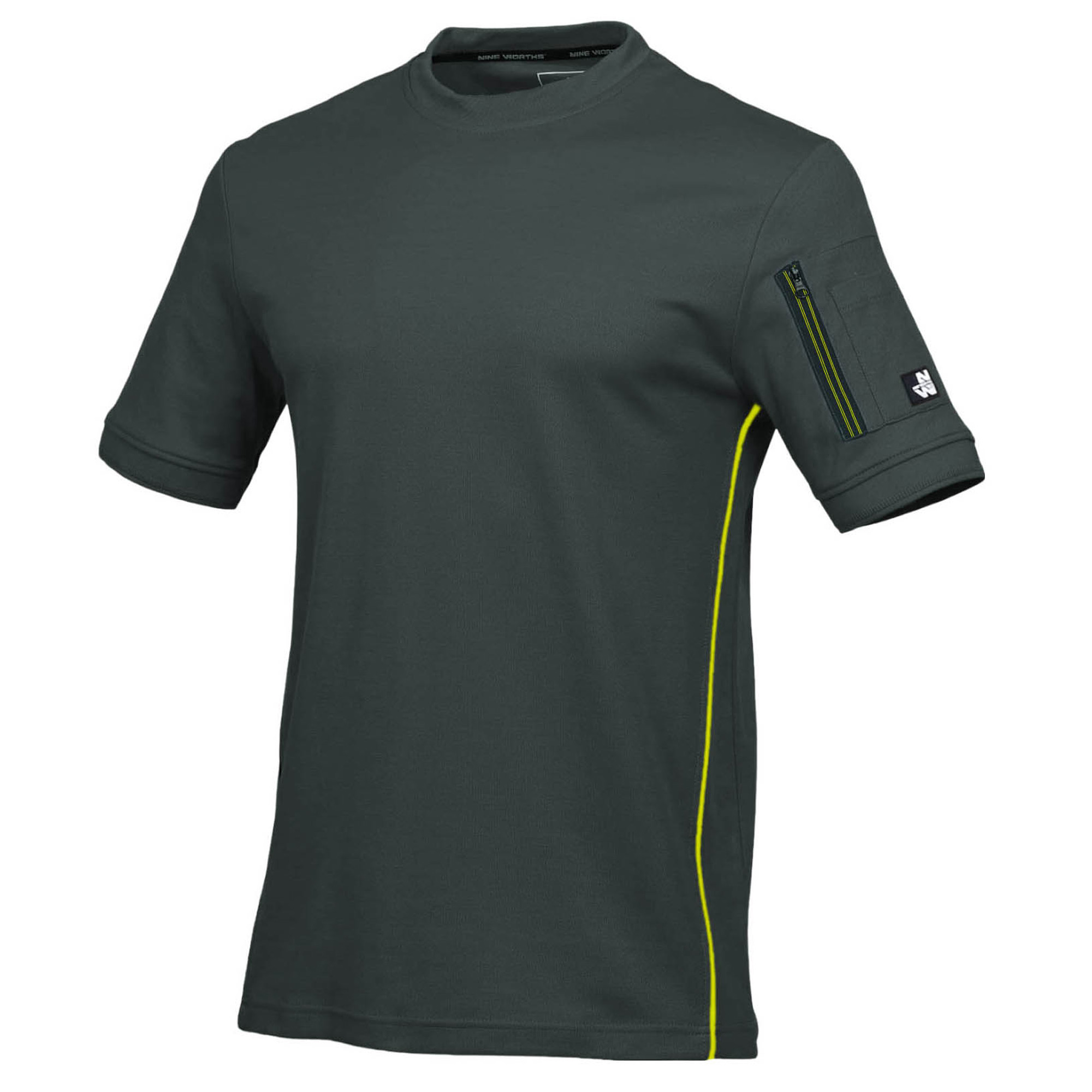 Nine worths Black Cotton, Polyester Short Sleeve Sleeve T-Shirt XL