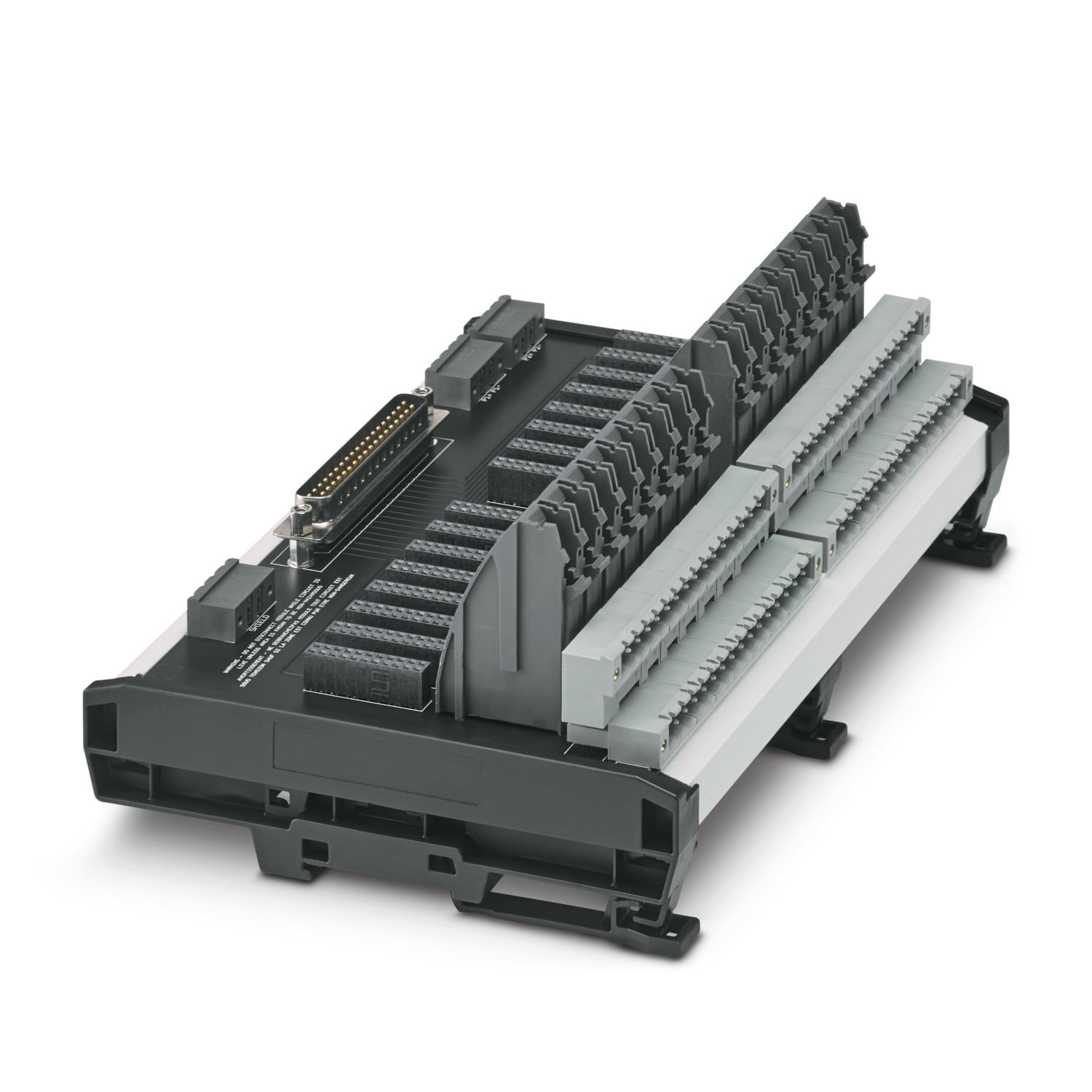 Phoenix Contact BASE-MSTB Series 4-Contact Interface Module, Plug Connector, DIN Rail, 15A