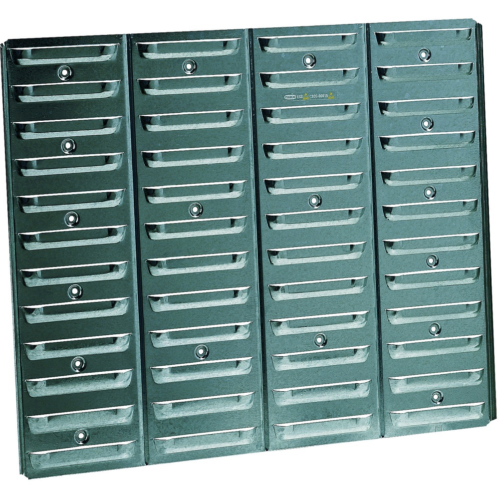 Raaco Steel Bin Wall Panel, 11 mm x 520 mm x 440 mm, Black