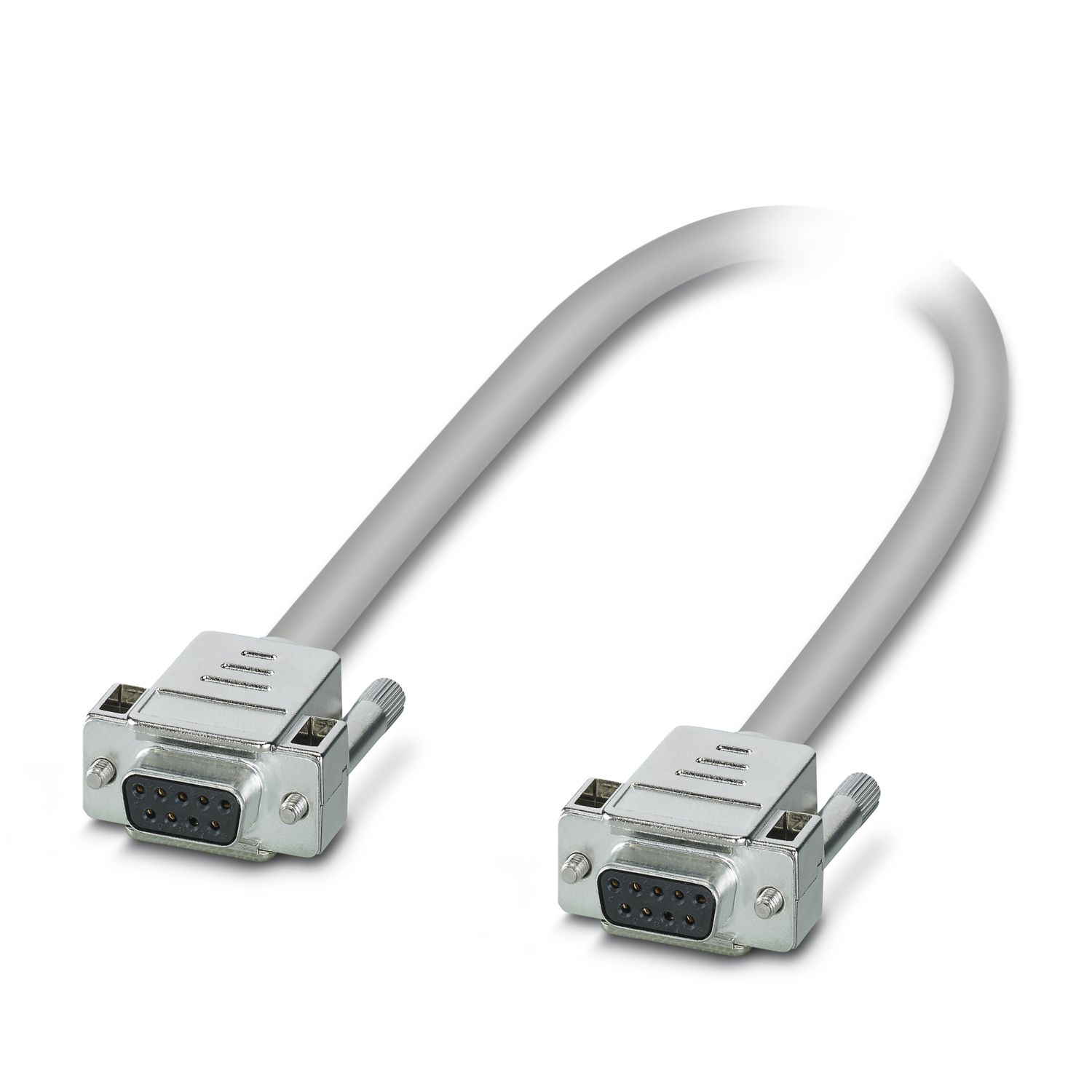 Phoenix Contact Female D-Sub 9-Pin to Female D-Sub Serial Cable, 2 m Halogen Free Sheath, 1066 Series