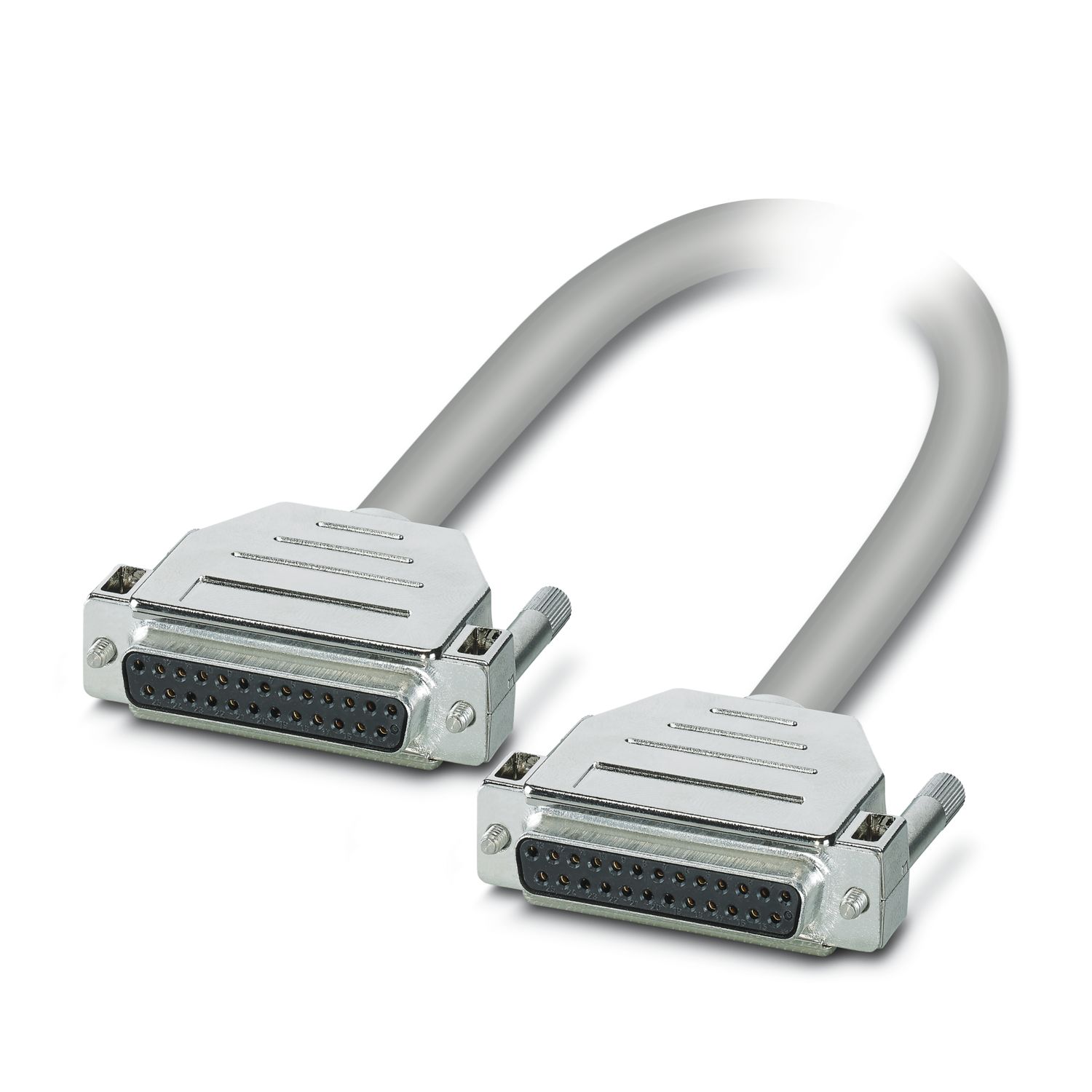 Phoenix Contact Female D-Sub 25-Pin to Female D-Sub Serial Cable, 3 m Halogen Free Sheath, 1066 Series