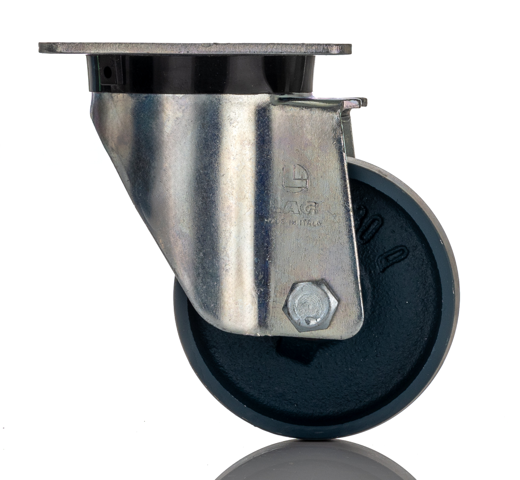 1070 LAG Swivel Castor, 450 kg Capacity, 100 mm Wheel