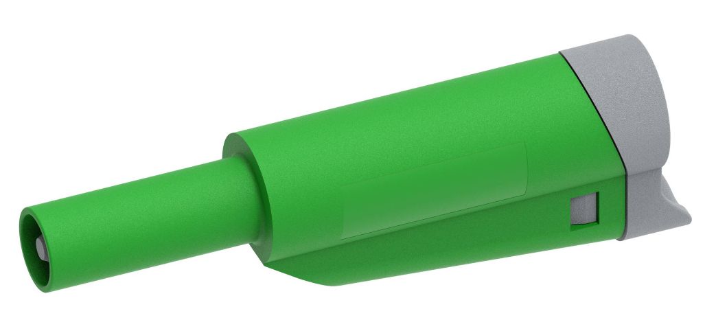 Electro PJP Green Male Banana Plug, 4 mm Connector, Screw Termination, 1kV, 36A, Nickel Plating