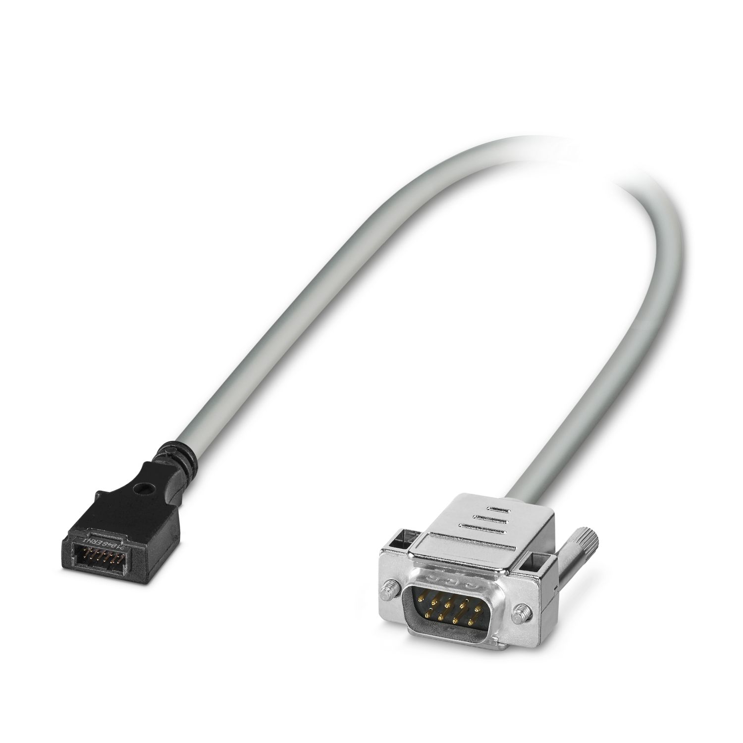 Phoenix Contact D-Sub to Male Cable, 2 m Polyvinyl Chloride, BTP 2000 Series