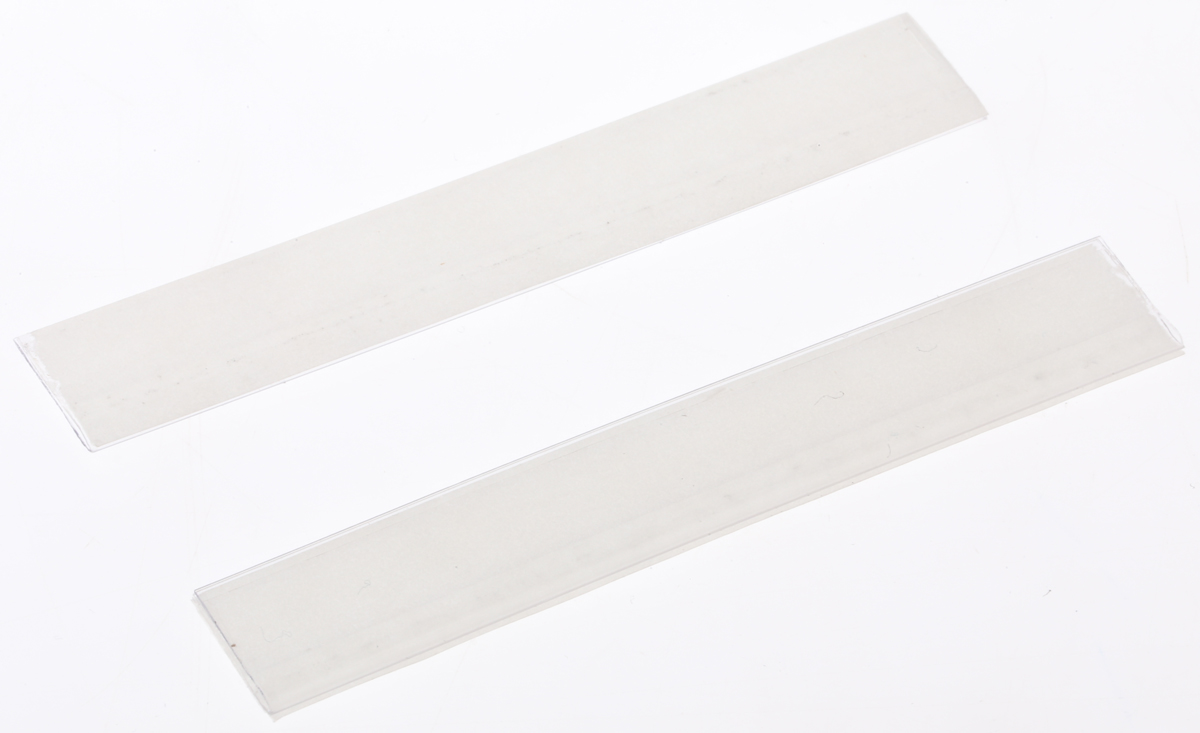 107761 Raaco Drawer Labels, Painted Steel, 10 mm x 64mm x 1 mm, White