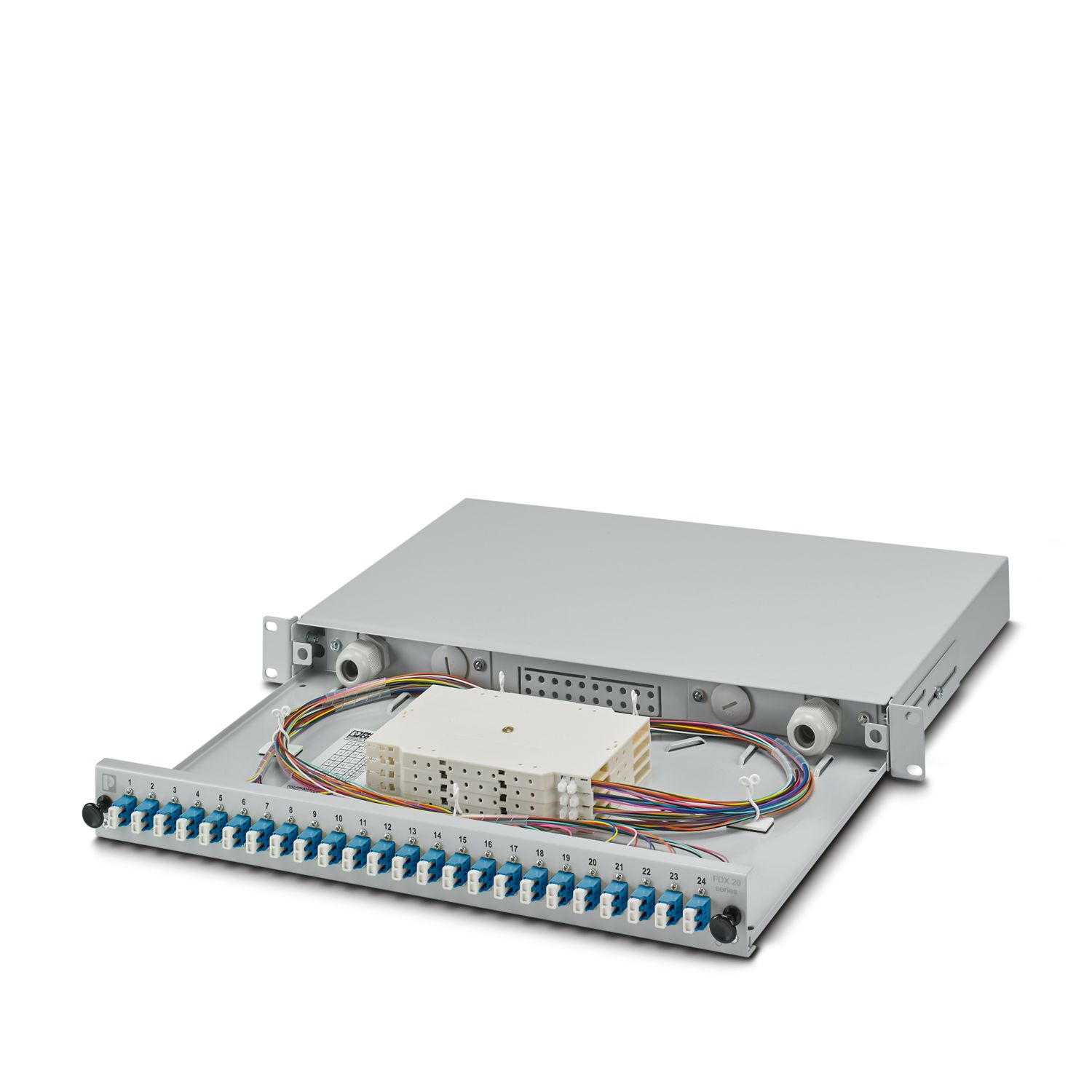 Phoenix Contact FDX 20Series, 4 Port LC, Single Mode Fibre Splice Enclosure
