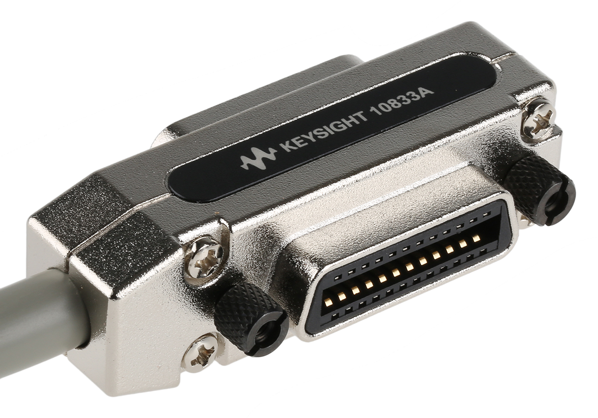 10833a Keysight Technologies Male GPIB to Male GPIB Parallel Cable, 1 m, Grey Sheath