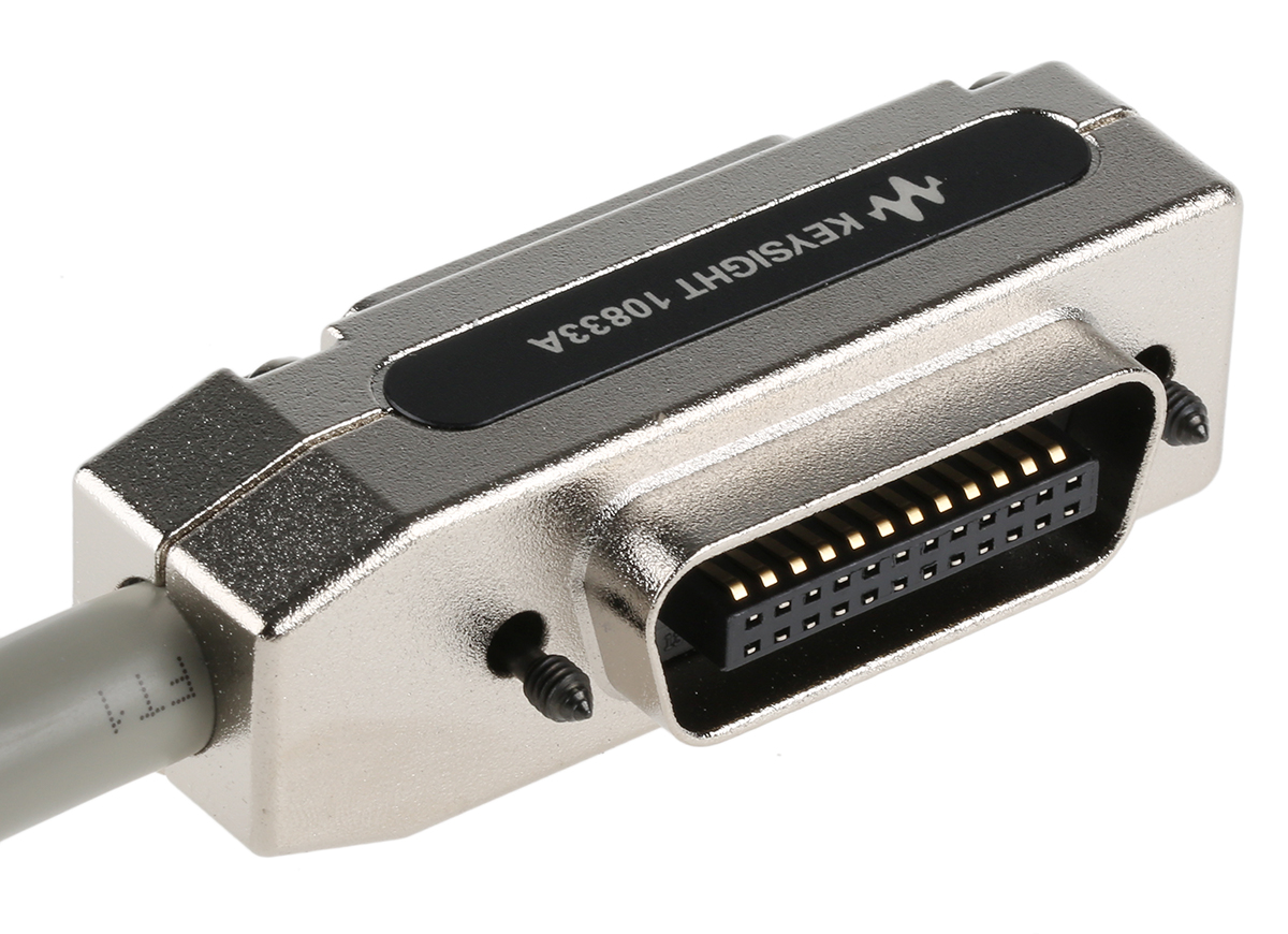 10833a Keysight Technologies Male GPIB to Male GPIB Parallel Cable, 1 m, Grey Sheath
