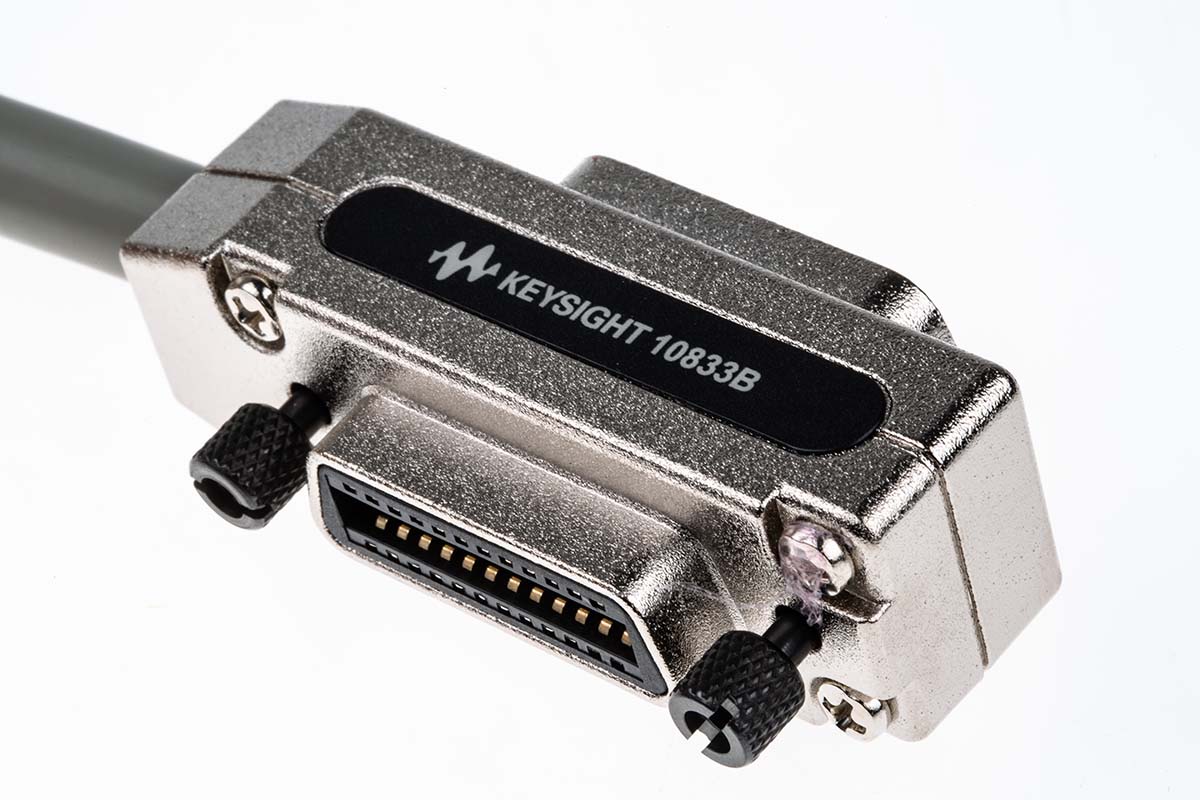 10833b Keysight Technologies Male GPIB to Male GPIB Parallel Cable, 2 m, Grey Sheath