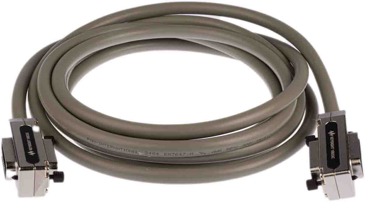 Keysight Technologies Male GPIB to Male GPIB Parallel Cable, 4 m, Grey Sheath