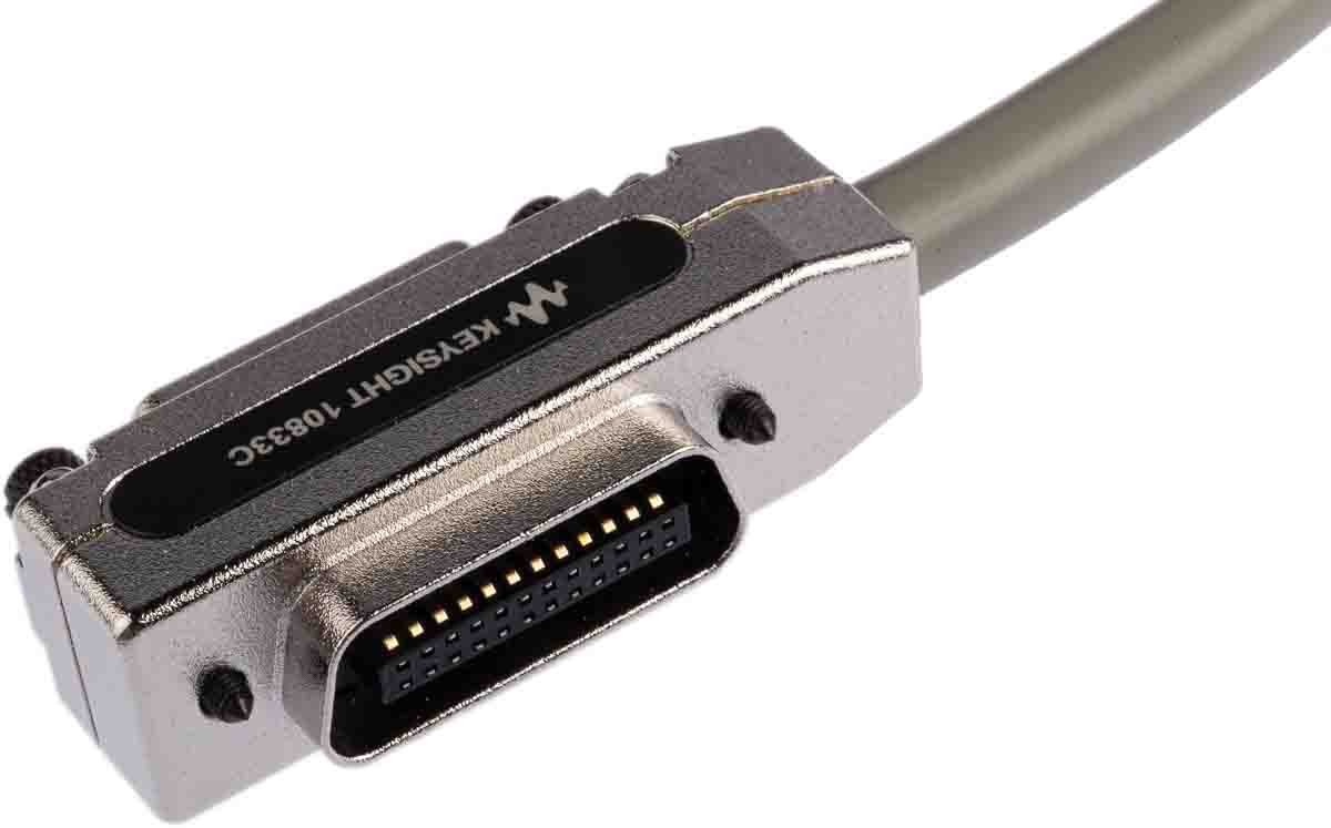 10833c Keysight Technologies Male GPIB to Male GPIB Parallel Cable, 4 m, Grey Sheath