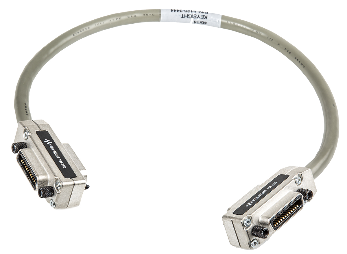 Keysight Technologies Male GPIB to Male GPIB Parallel Cable, 0.5 m, Grey Sheath