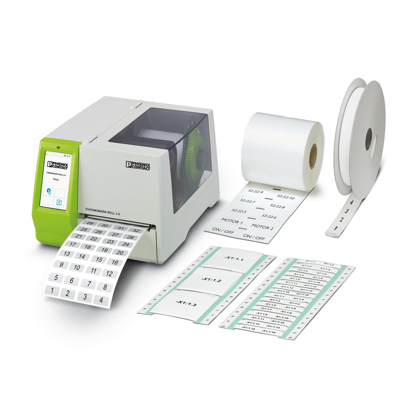 1085260 Phoenix Contact THERMOMARK ROLL 2.0 Label Printer, 100 mm Max Label Width