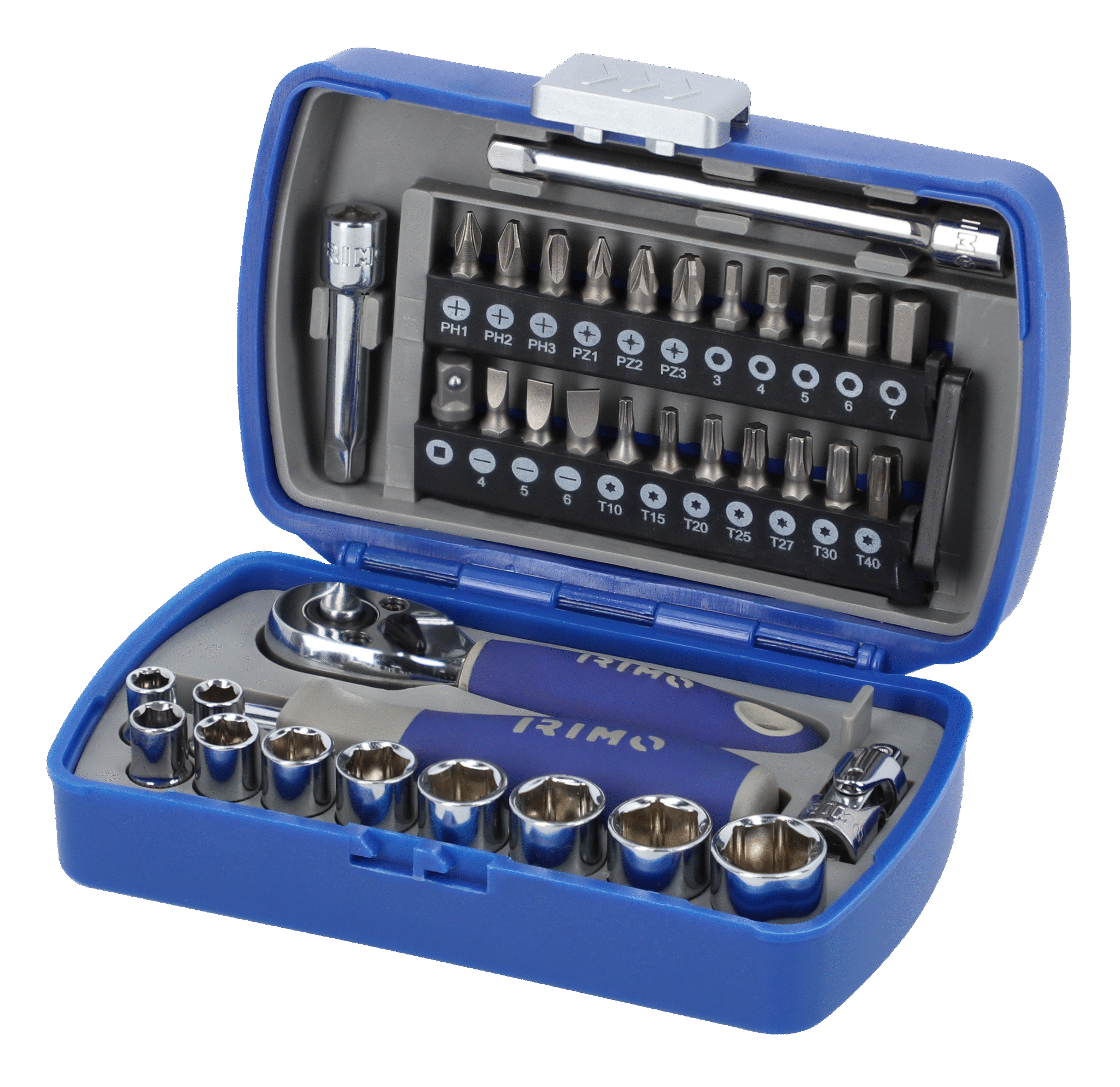 IRIMO 37-Piece 1/4 in Hexagon Socket Set