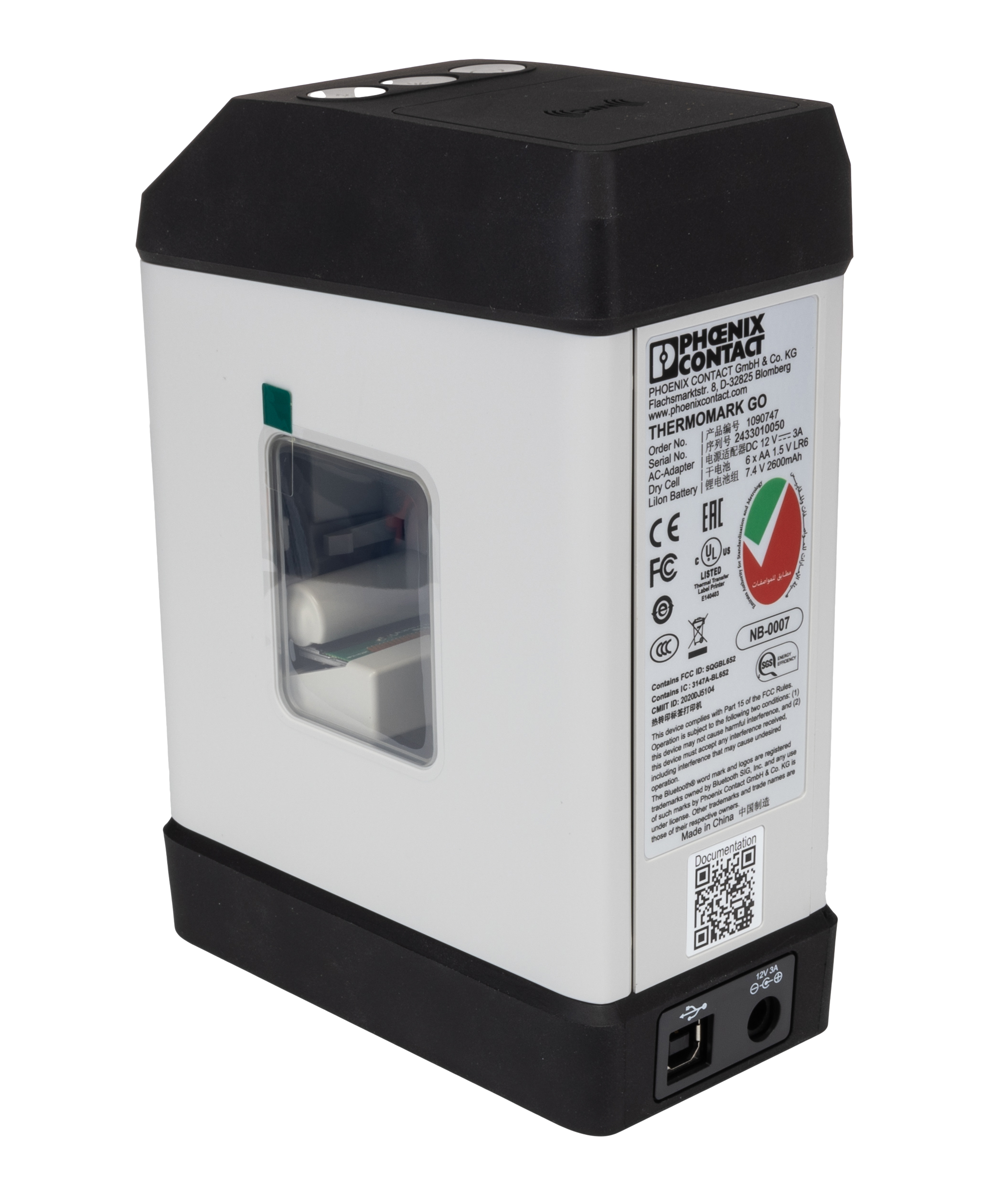 1090747 Phoenix Contact THERMOMARK GO Portable Printer