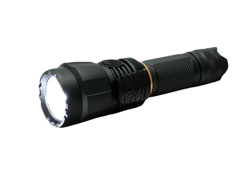Nightsearcher LED Torch Black - Rechargeable 2000