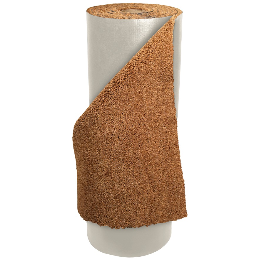 ID Group COIR MAT Anti-Slip, Entrance Mat, Anti-Slip, Both Use, Natural, 1m 12m 17mm