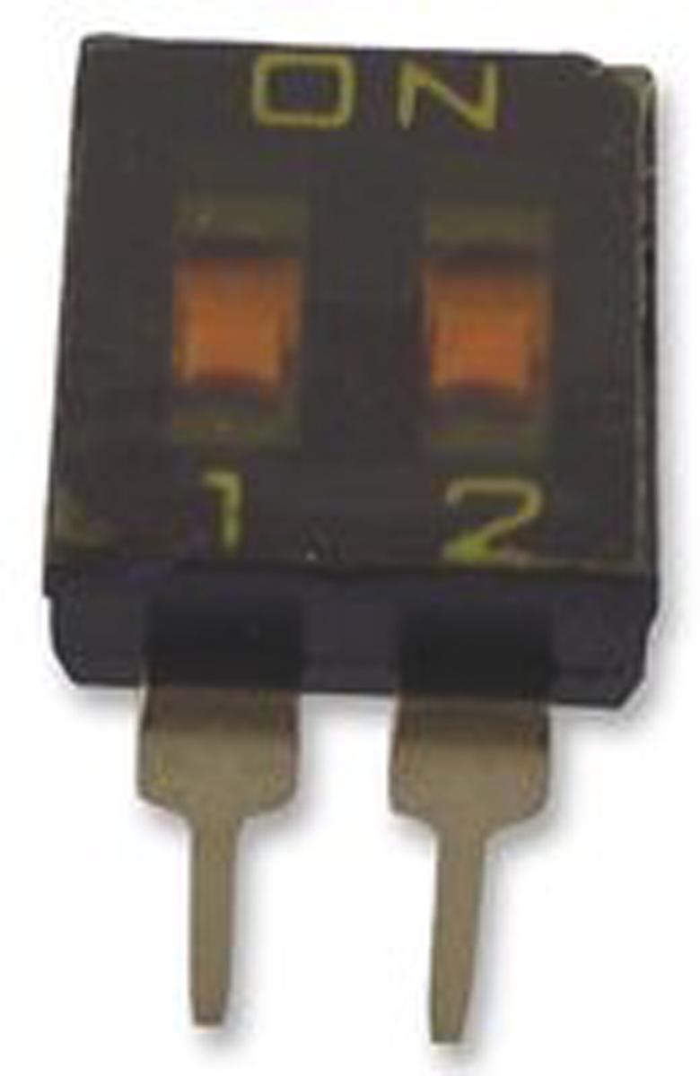 Omron 2 Way Through Hole DIP Switch DPST
