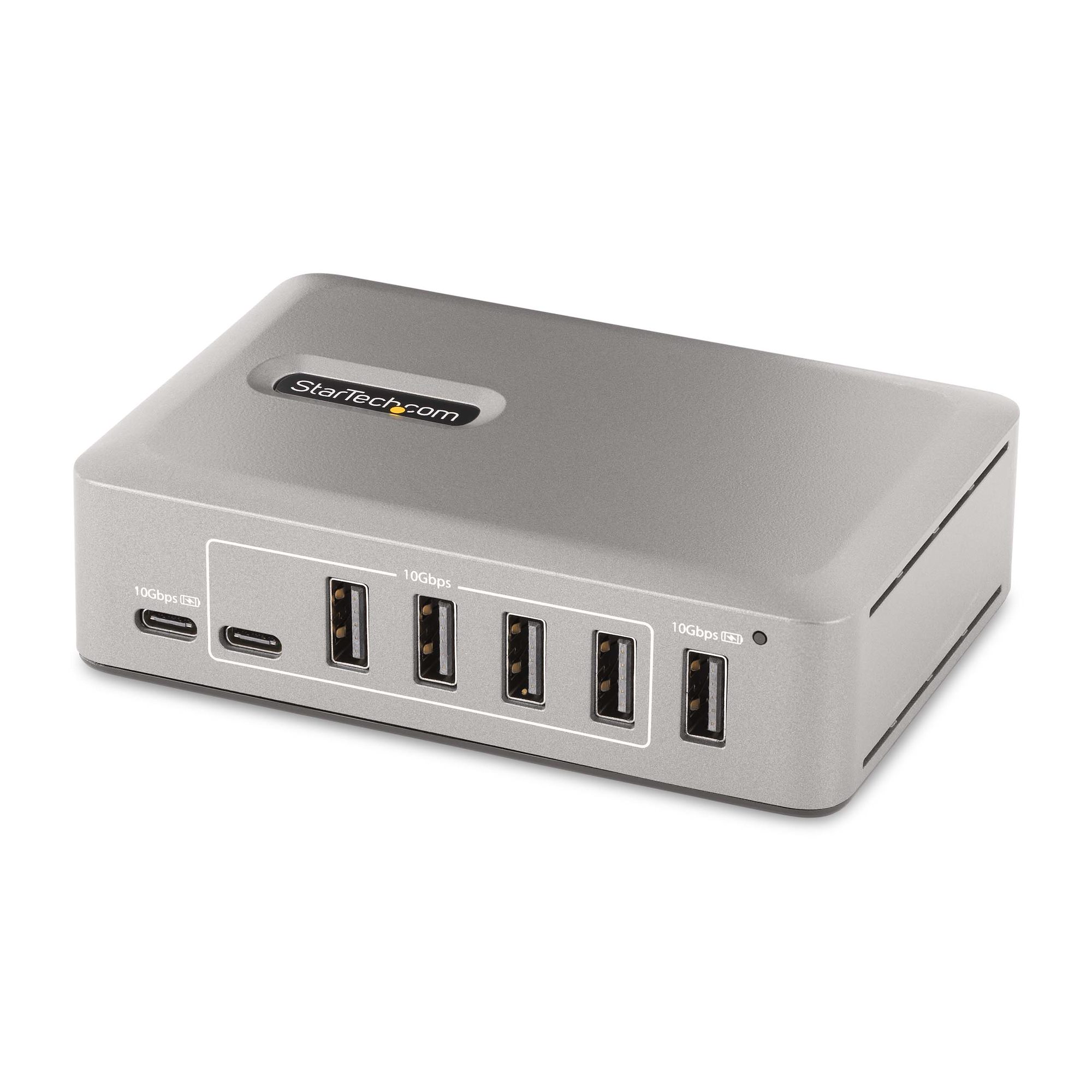 StarTech.com 10 Port USB 3.1 USB Hub, AC Adapter Powered, 115 mm 30 mm 80mm
