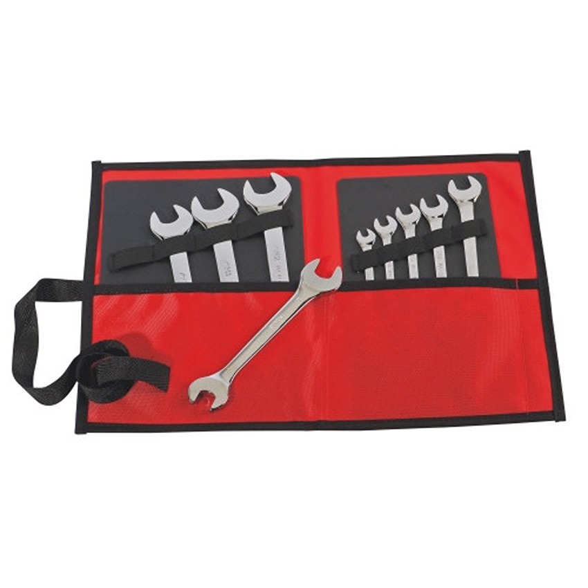 SAM 6-Piece Open End Spanner, 3.2x5mm, 4x5mm, 6x7mm, 8x9mm, 10x11mm, 12x13mm, Chrome Vanadium Steel