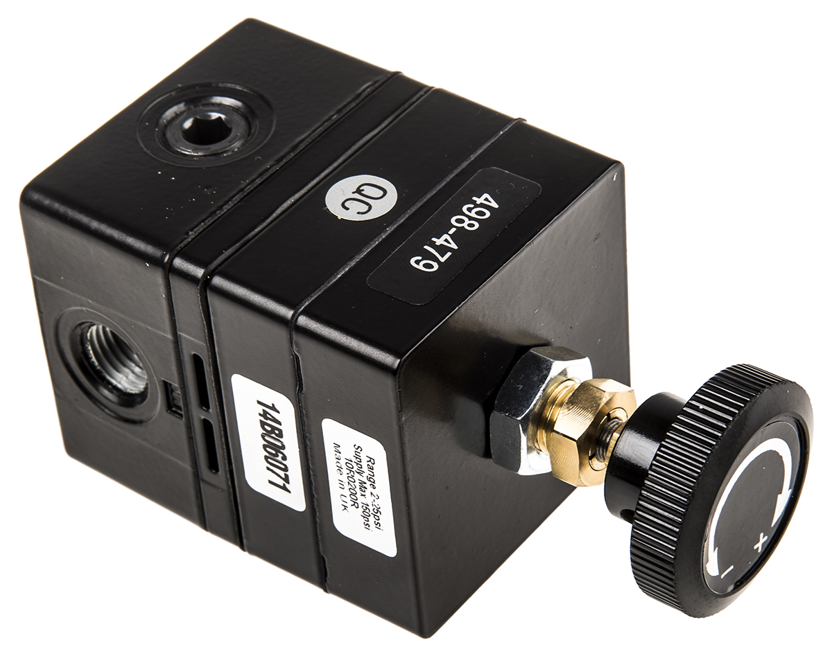 Watson Smith NPT Pneumatic Regulator -, 1/4 NPT 0.2 bar Manostat Precision Pressure Regulator