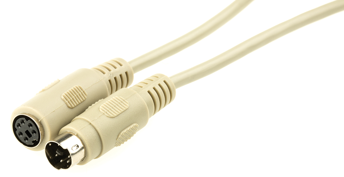 Roline, PS/2 Cable Grey Polyvinyl Chloride 10 m