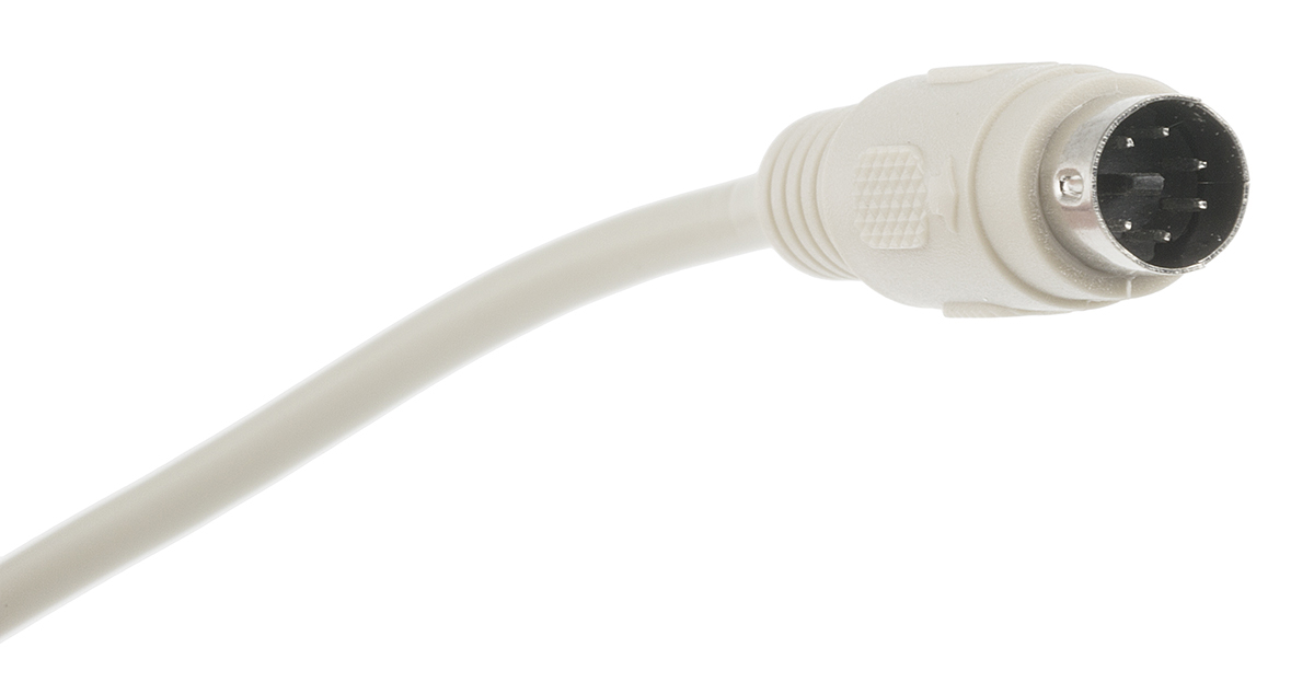 11015818-50 Roline, PS/2 Cable Grey Polyvinyl Chloride 1.8 m