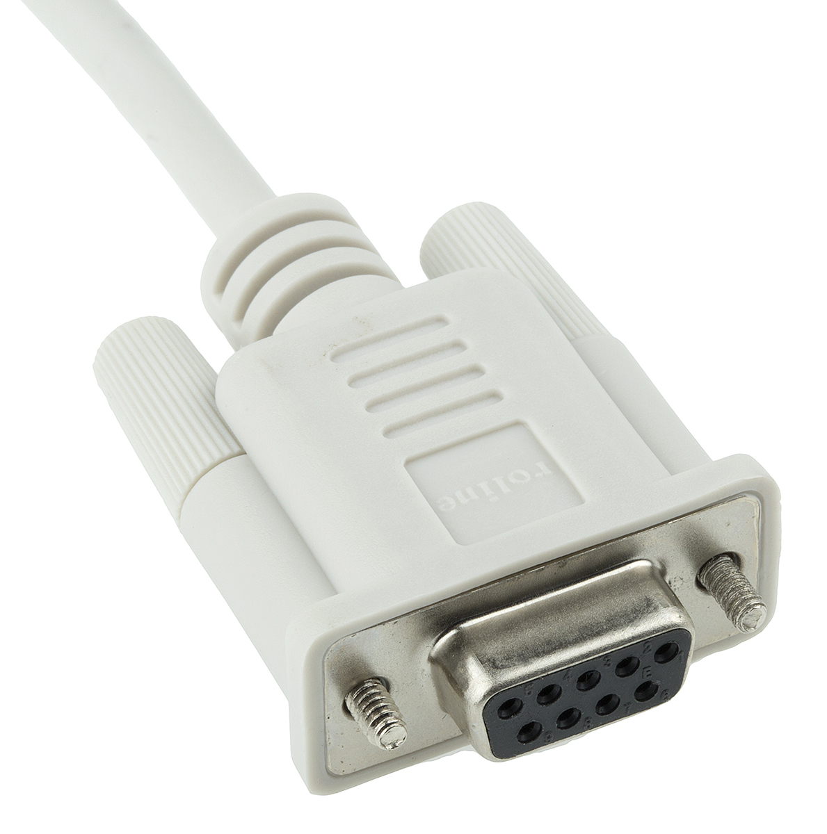 11016230-50 Roline Male D-Sub 9-Pin to Female DB9 Serial Cable, 3 m Polyvinyl Chloride