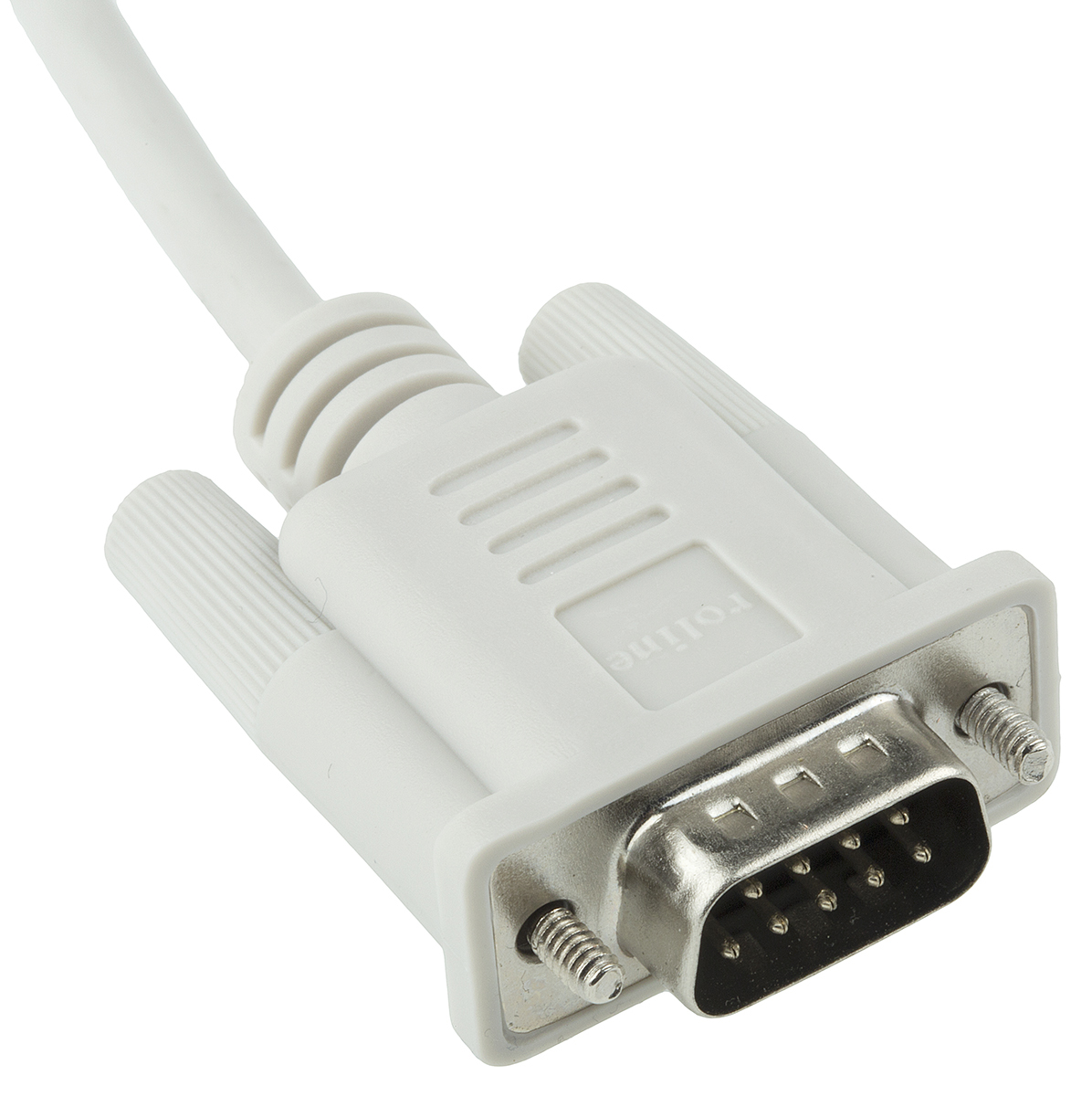11016230-50 Roline Male D-Sub 9-Pin to Female DB9 Serial Cable, 3 m Polyvinyl Chloride