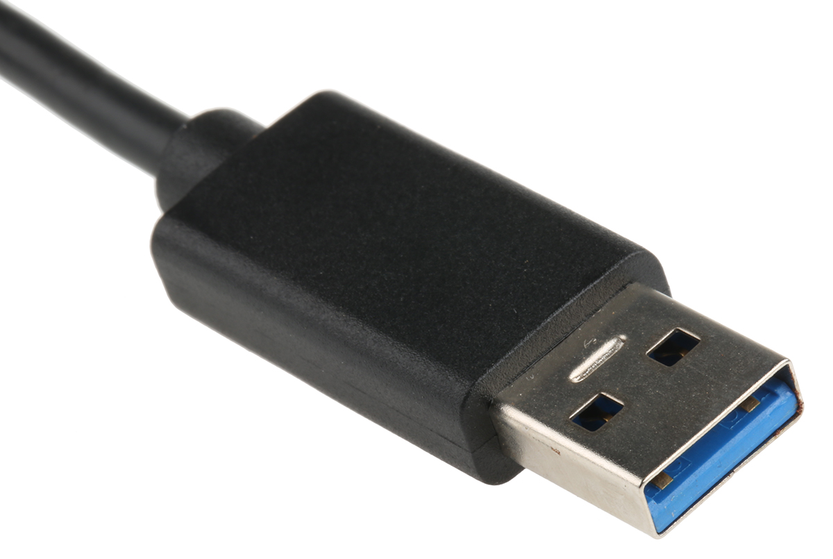 Roline USB Cable, Male USB Type A to Male, USB 3.1 USB Type C, Black, 500 mm