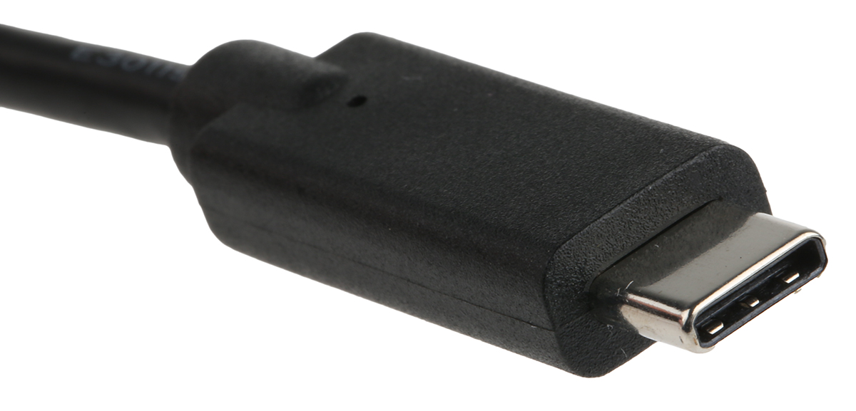 Roline USB Cable, Male USB Type A to Male, USB 3.1 USB Type C, Black, 1 m