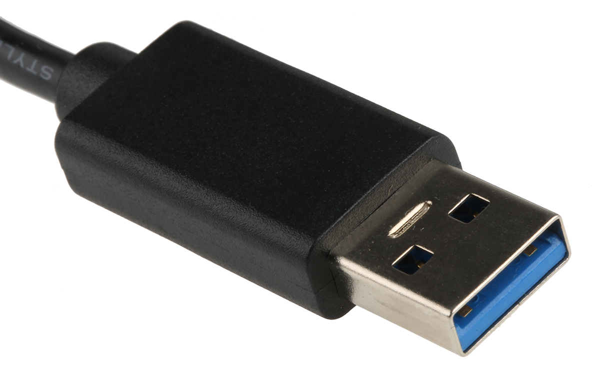 11029011-10 Roline USB Cable, Male USB Type A to Male, USB 3.1 USB Type C, Black, 1 m