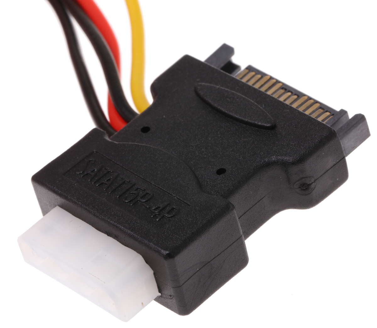 11031040-25 Roline Male SATA to Female 4 Pin HDD SATA Cable, 200 mm