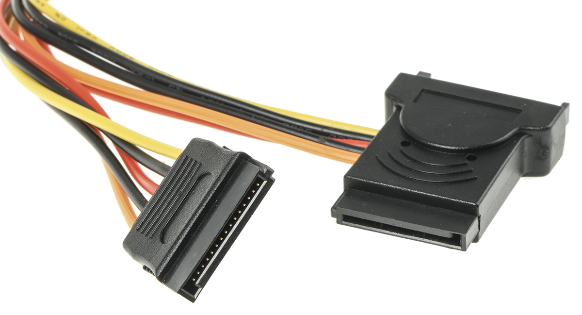 11031041-25 Roline Male SATA to Female SATA SATA Cable, 200 mm