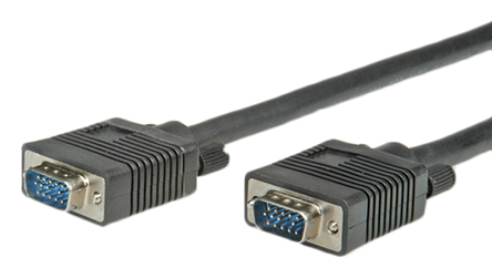 Roline Male VGA to Male VGA Cable, 15 m Black