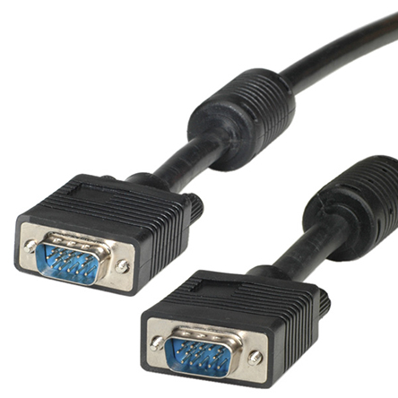 Roline Male VGA to Male VGA Cable, 15 m Black