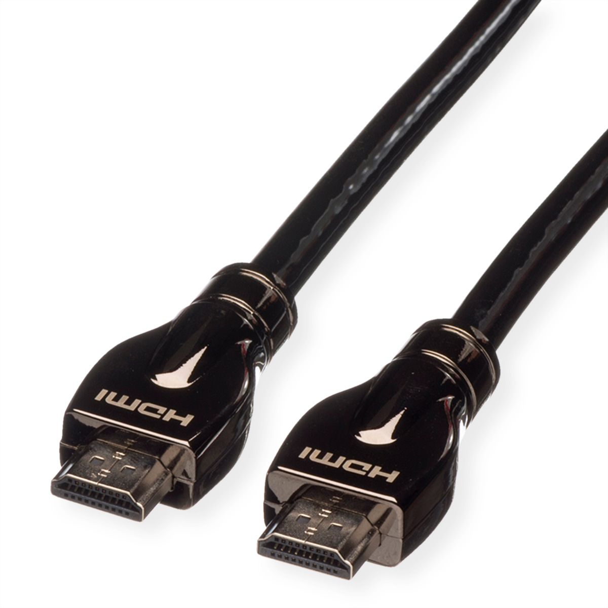 Roline ROLINE series, 20 m 3840 x 2160 HDMI Cable, - Male HDMI to Male HDMI, HDMI V2.0, Black