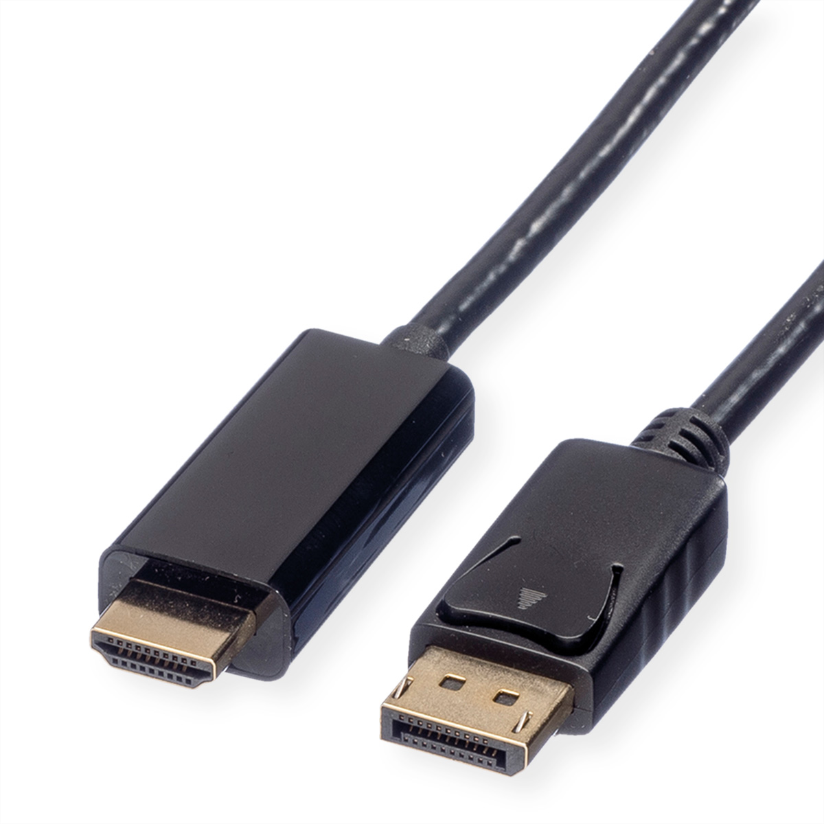 Roline Male HDMI to Male UHDTV DisplayPort Cable, 5 m
