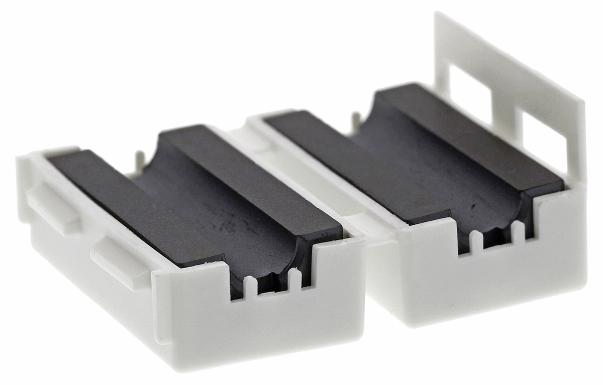 Rotronic Openable, Diameter 6.5 mm Ferrite Core Clip, Apertures: 1 33 mm 20 mm 20.5 mm, For Computer Peripherals
