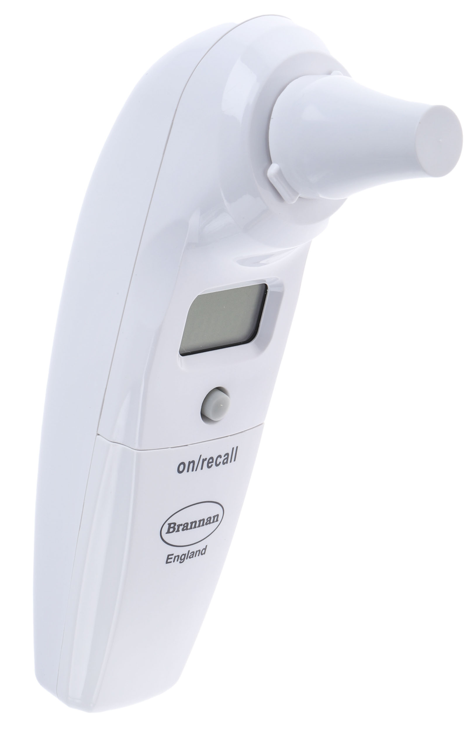 Brannan 11/420/3 Medical Ear IR Thermometer, 35.5 °C Min, 42 °C Max, ±0.3°C Accuracy, F, Fahrenheit, °C Measurements