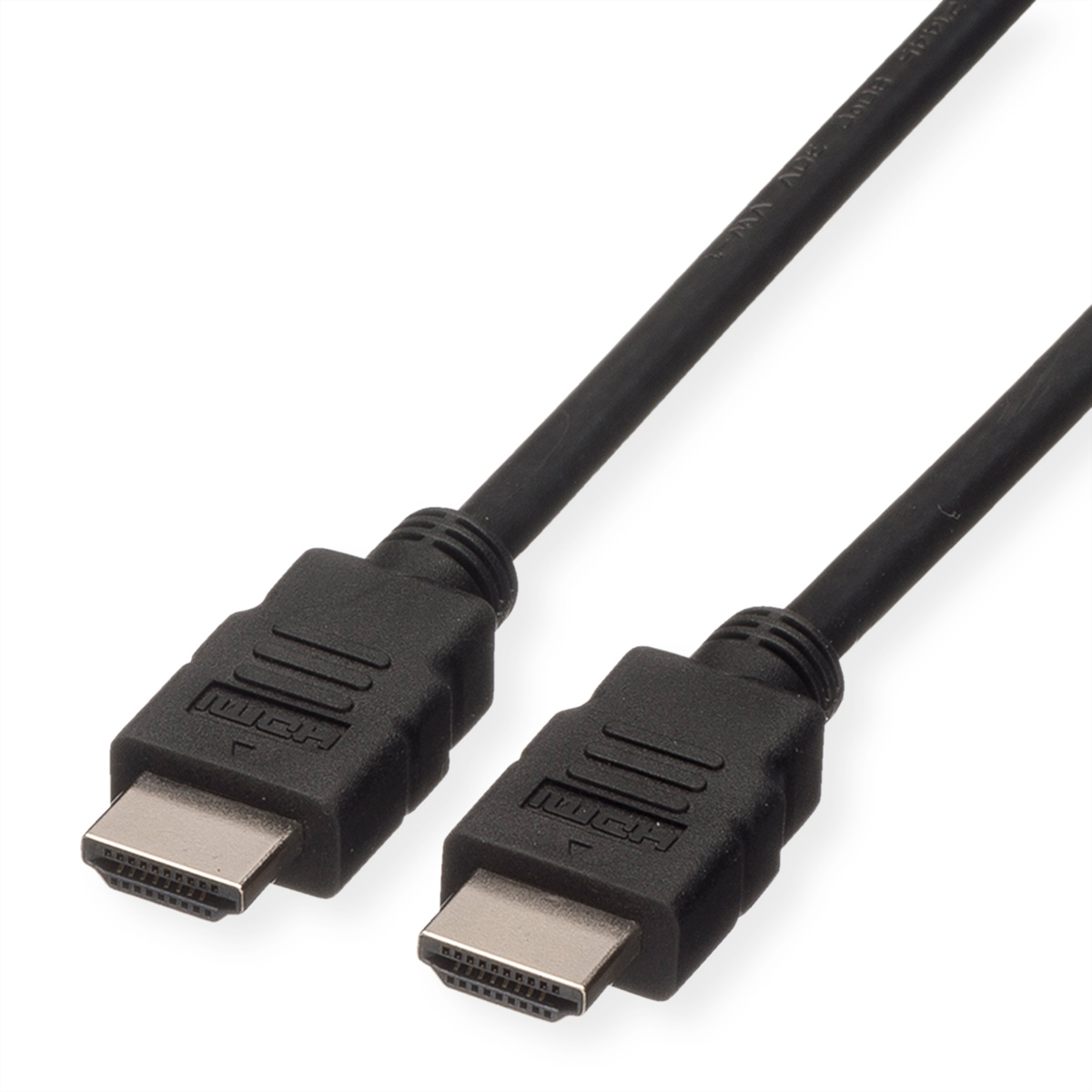 Roline, 1 m 3840 x 2160 HDMI Cable, - Male HDMI to Male HDMI