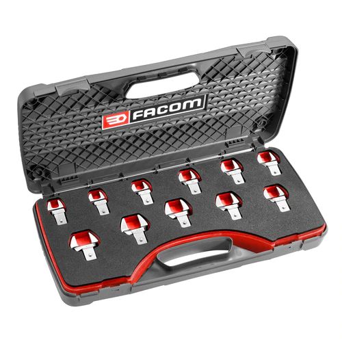 Facom 11-Piece Crow Foot Spanner Set, 13 to 24 mm