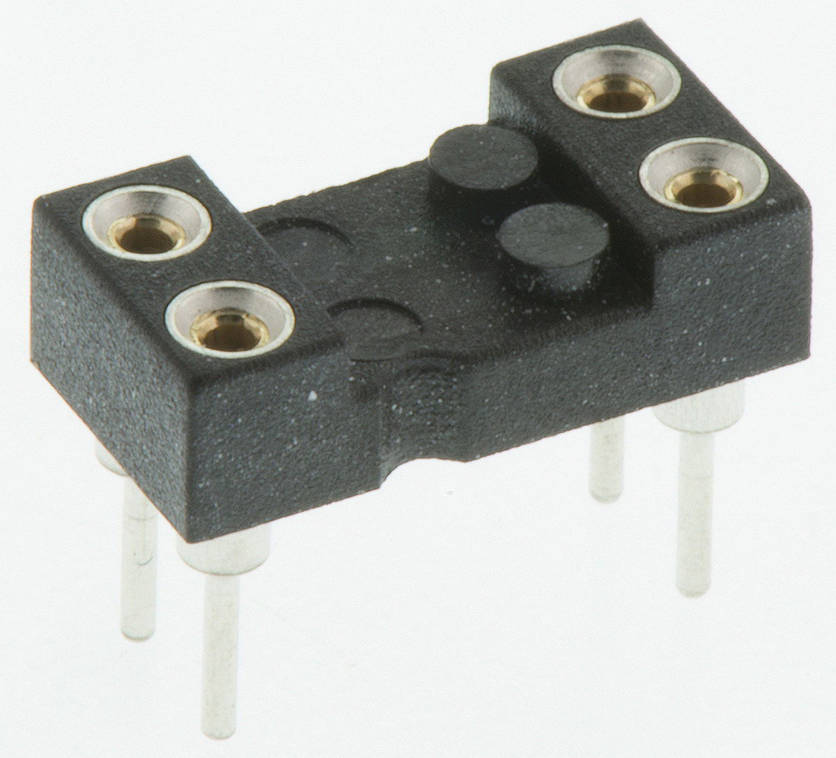 Preci-Dip, 110 2.54 mm Pitch Vertical 4 Way, Through Hole Turned Pin Open Frame DIL Socket, 1A