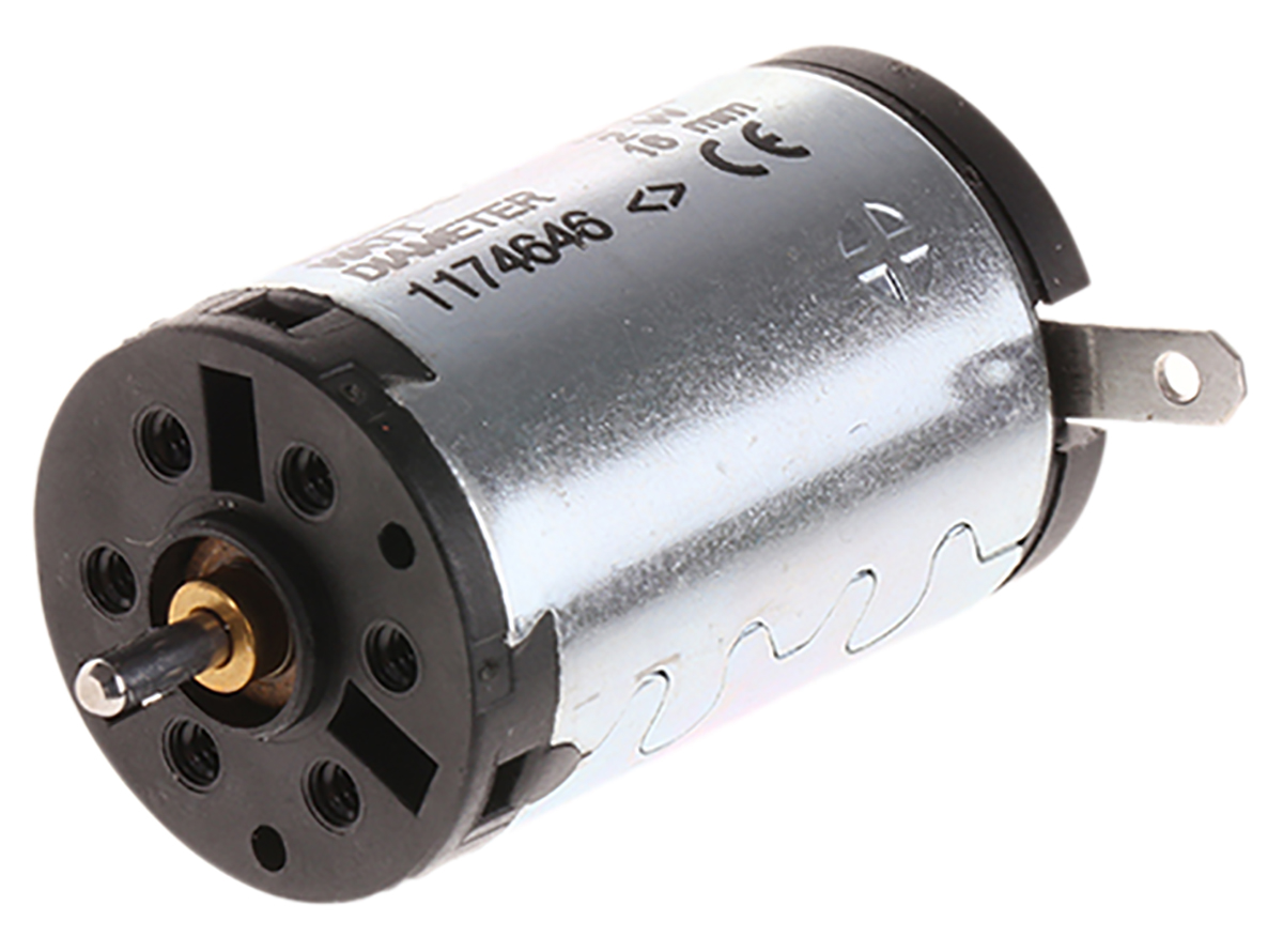 Maxon Precious Metal Brushes Cll DC Motor, 2 W, 21V, 2.14 mNm, 13700rpm, 1.5 mm Shaft Diameter