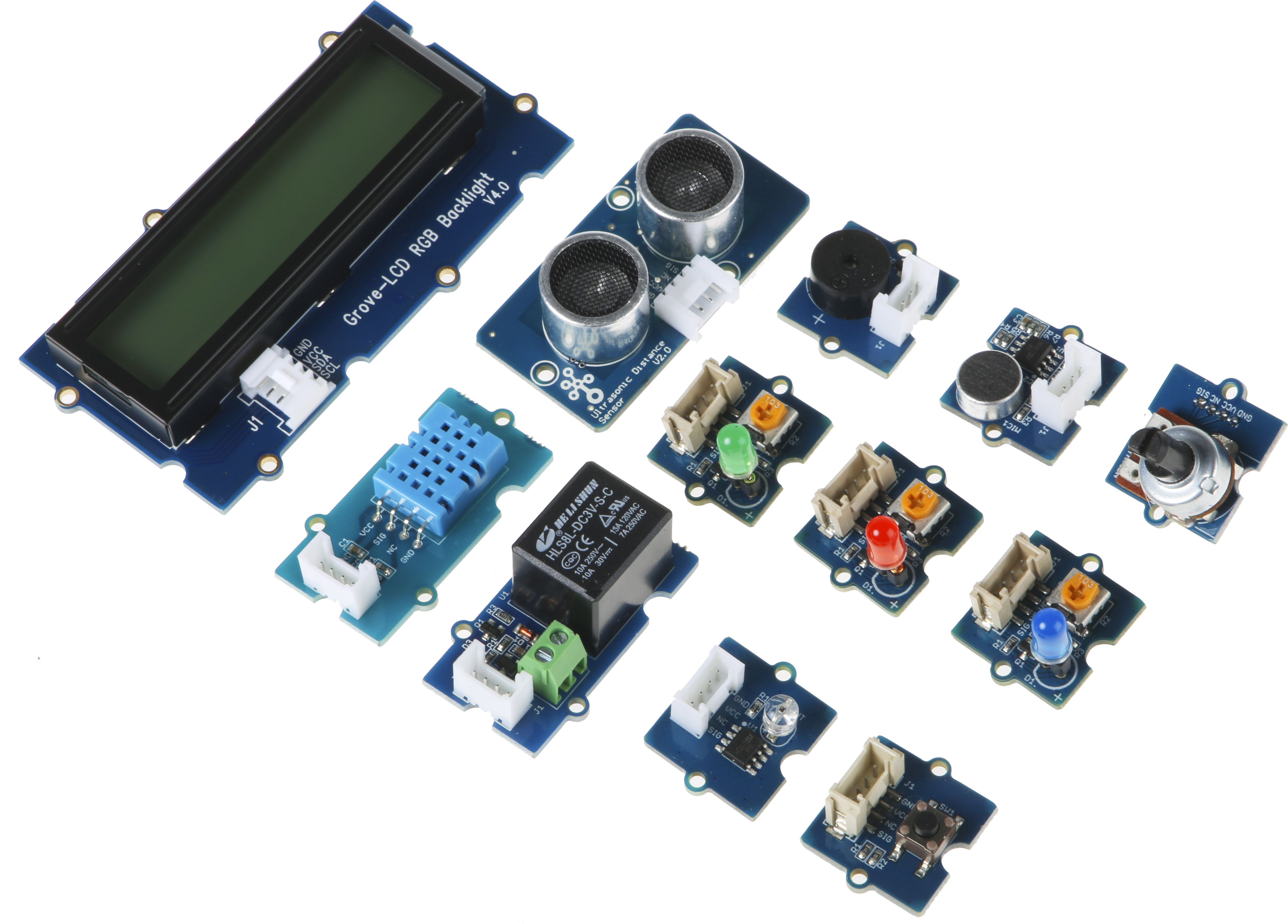110060161 Seeed Studio GrovePi+ Starter Kit 12 Grove Sensor for Raspberry Pi