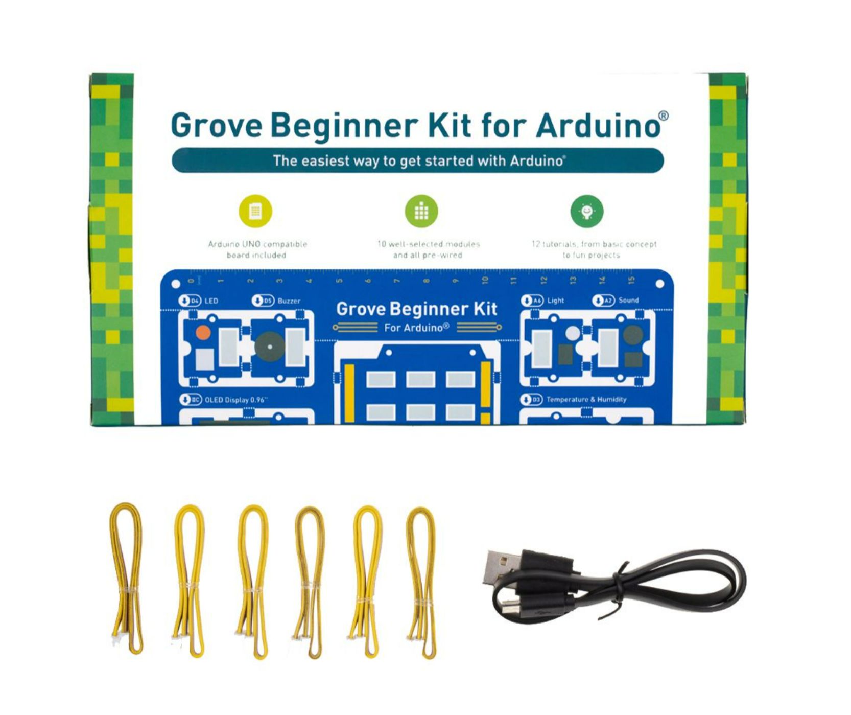 110061162 Seeed Studio Grove Beginner Kit for Arduino, Arduino Compatible Kit