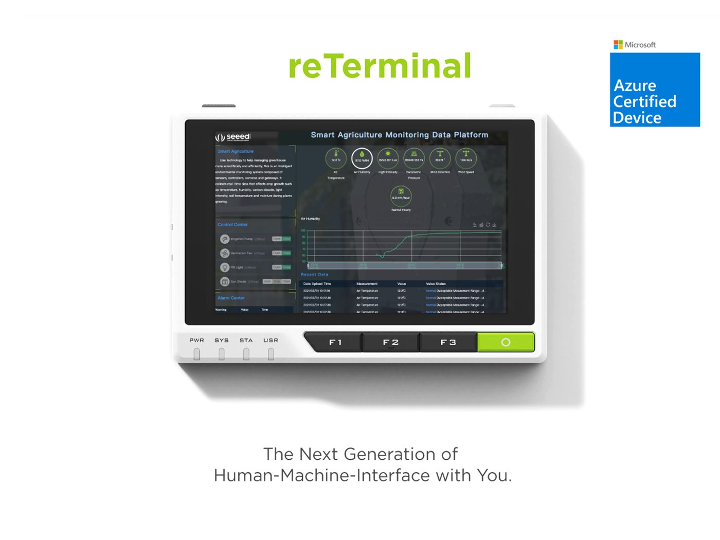 110070048 Seeed Studio  reTerminal Development Kit With 5 in IPS Multi Touch Screen, Embedded Linux with Raspberry Pi CM4