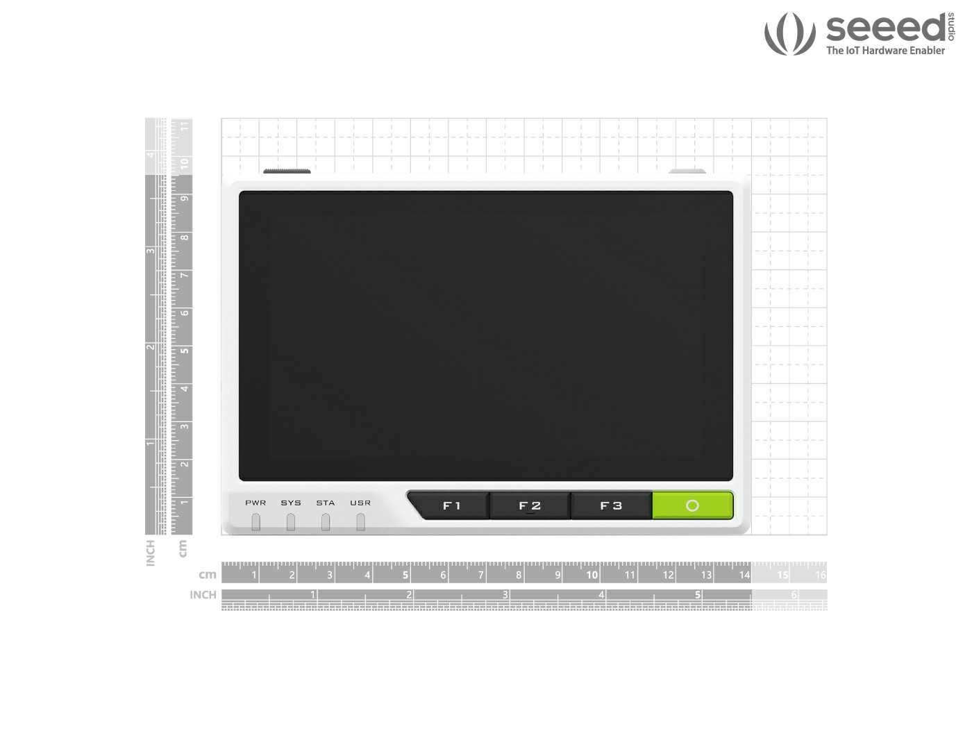 110070048 Seeed Studio  reTerminal Development Kit With 5 in IPS Multi Touch Screen, Embedded Linux with Raspberry Pi CM4