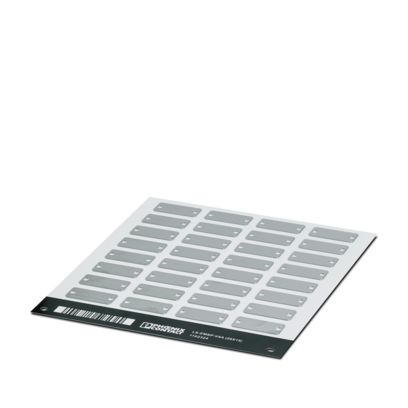 Phoenix Contact Silver Heavy duty Label Sheet, Pack of 5 Per Pack