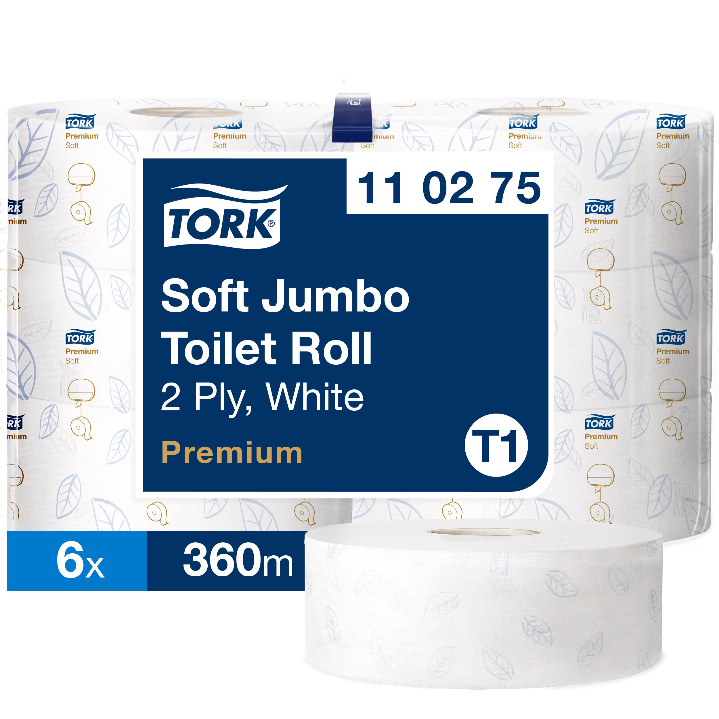 Tork 6 rolls of 1800 Sheets Toilet Roll, 2